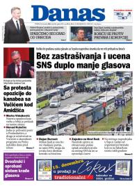 Danas - broj 9484, 14. dec 2023.