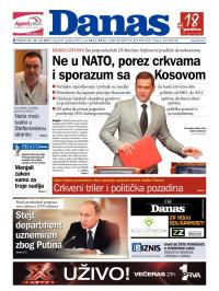Danas - broj 6447, 25. maj 2015.