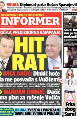 Informer - broj 483, 2. dec 2013.