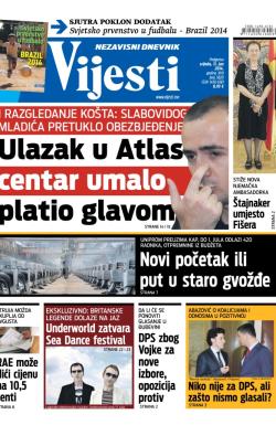 Vijesti - broj 5820, 11. jun 2014.