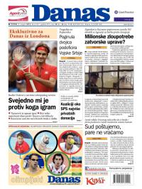 Danas - broj 5421, 2. avg 2012.
