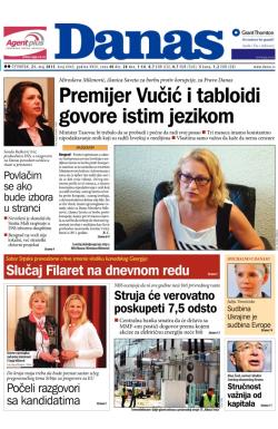 Danas - broj 6443, 21. maj 2015.