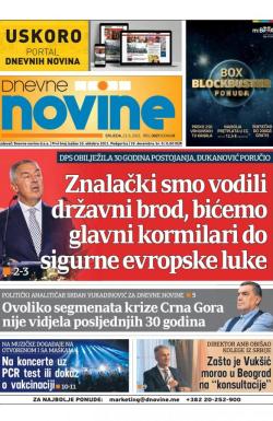 Dnevne novine - broj 3027, 23. jun 2021.