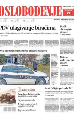 Oslobođenje - broj 26918, 16. feb 2022.