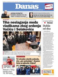 Danas - broj 8043, 7. okt 2019.