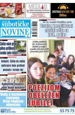Nove Subotičke novine - broj 120, 21. jun 2019.