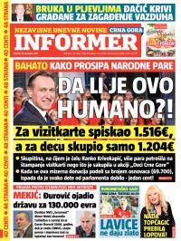 Informer CG - broj 802, 18. dec 2014.