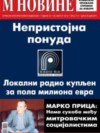 M Novine, Sr. Mitrovica - broj 714, 26. avg 2015.