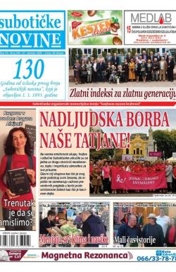 Nove Subotičke novine - broj 343, 27. okt 2023.