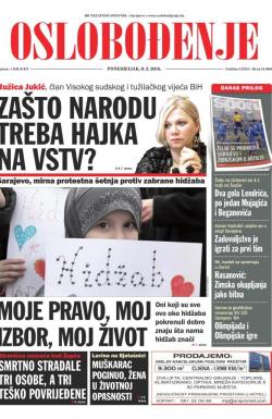 Oslobođenje - broj 24.860, 8. feb 2016.