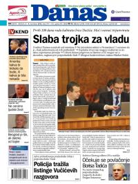 Danas - broj 5514-5515, 3. nov 2012.