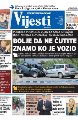 Vijesti - broj 6593, 2. avg 2016.