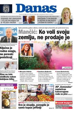 Danas - broj 9132, 21. okt 2022.
