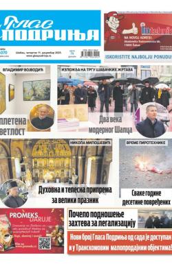 Glas Podrinja - broj 4070, 11. dec 2025.