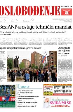 Oslobođenje - broj 26033, 20. maj 2019.