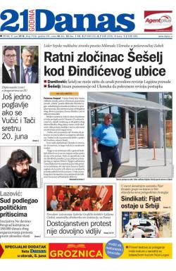 Danas - broj 7550, 1. jun 2018.