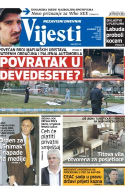 Vijesti - broj 5811, 2. jun 2014.