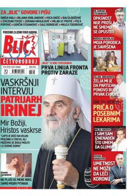 Blic - broj 8316, 17. apr 2020.