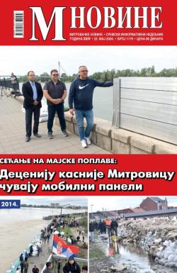 M Novine, Sr. Mitrovica - broj 1170, 22. maj 2024.