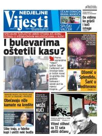 Vijesti - broj 6384, 3. jan 2016.