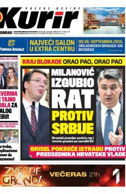 Kurir - broj 590, 26. sep 2015.