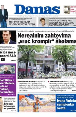 Danas - broj 9385, 21. avg 2023.