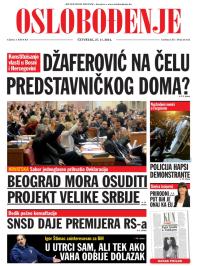 Oslobođenje - broj 24.422, 27. nov 2014.