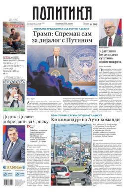 Politika - broj 39923, 24. jan 2025.