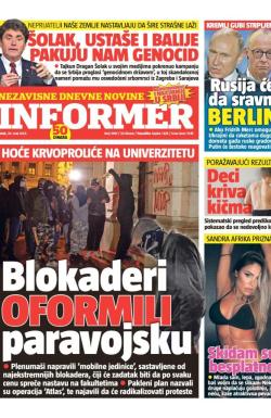 Informer - broj 3991, 30. maj 2025.