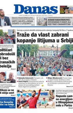 Danas - broj 9675, 1. avg 2024.