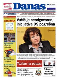 Danas - broj 6161, 12. avg 2014.