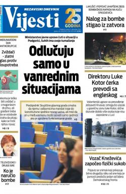 Vijesti - broj 8859, 9. dec 2022.