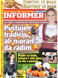 Informer CG - broj 816, 6. jan 2015.