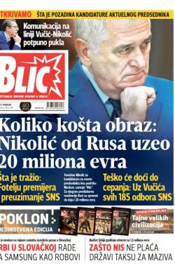 Blic - broj 7188, 17. feb 2017.