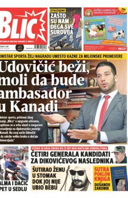 Blic - broj 7657, 11. jun 2018.