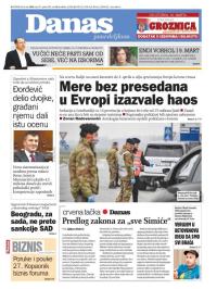 Danas - broj 8197, 9. mar 2020.