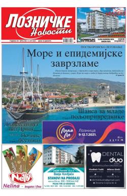 Lozničke novosti - broj 695, 9. jul 2021.