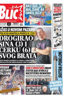 Blic - broj 8099, 5. sep 2019.