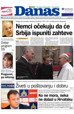 Danas - broj 5651, 20. mar 2013.