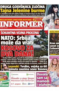 Informer - broj 1807, 2. apr 2018.