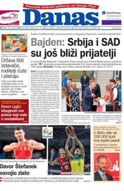 Danas - broj 6897, 17. avg 2016.