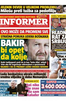 Informer - broj 1692, 14. nov 2017.