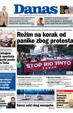 Danas - broj 9676, 2. avg 2024.