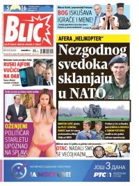 Blic - broj 6721, 29. okt 2015.