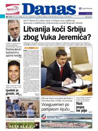 Danas - broj 5433, 14. avg 2012.