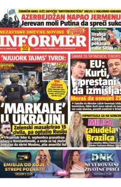 Informer - broj 3477, 20. sep 2023.