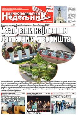 Nedeljne novine, B. Palanka - broj 249, 3. jul 2015.
