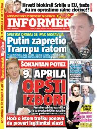 Informer - broj 1401, 2. dec 2016.