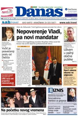 Danas - broj 5775, 22. jul 2013.