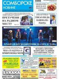 Somborske novine - broj 3222, 25. mar 2016.